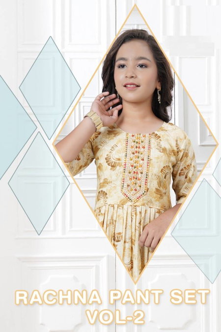 Rachna Pant Set Vol 2 Printed Kids Wear Wholesale Market In Surat With Price